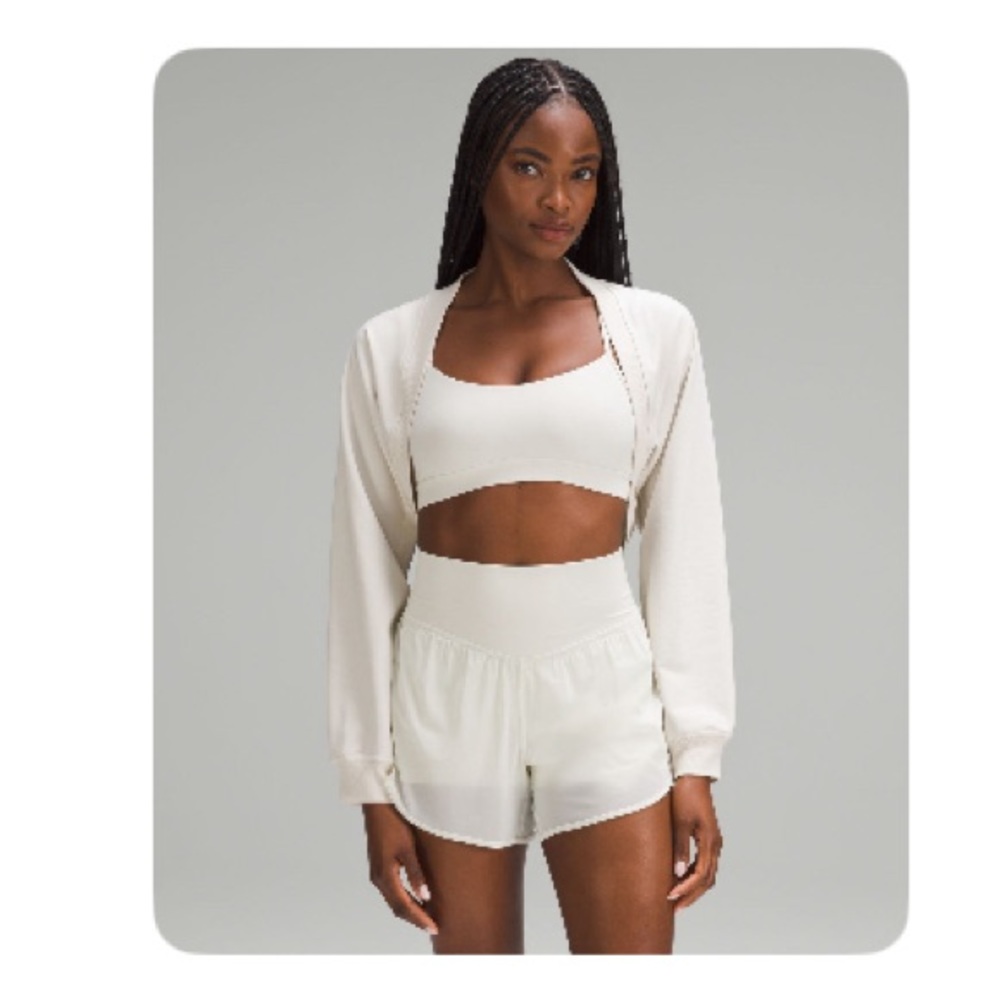 French Terry long sleeve shrug